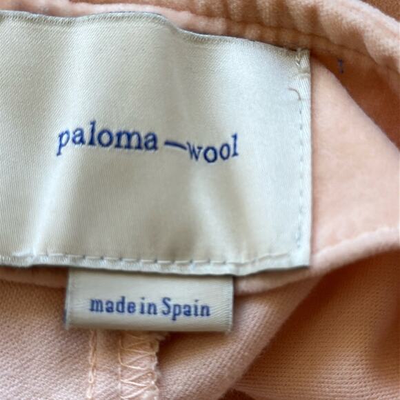 Paloma Wool - Peach Velvet Wadi Pants - Sz.  2 Wide leg. See Video - Picture 12 of 16